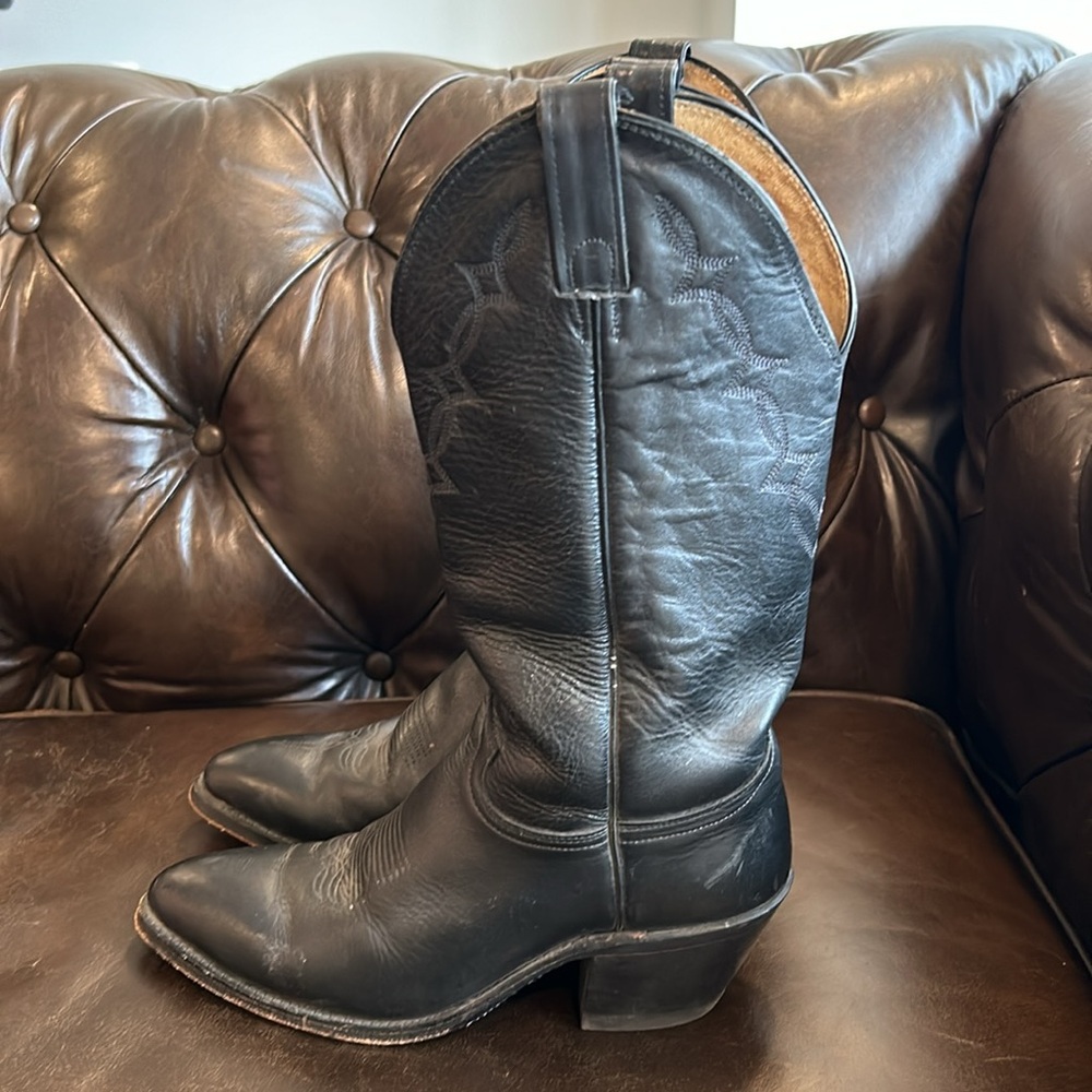 Abilene women’s cowboy boots black size 8